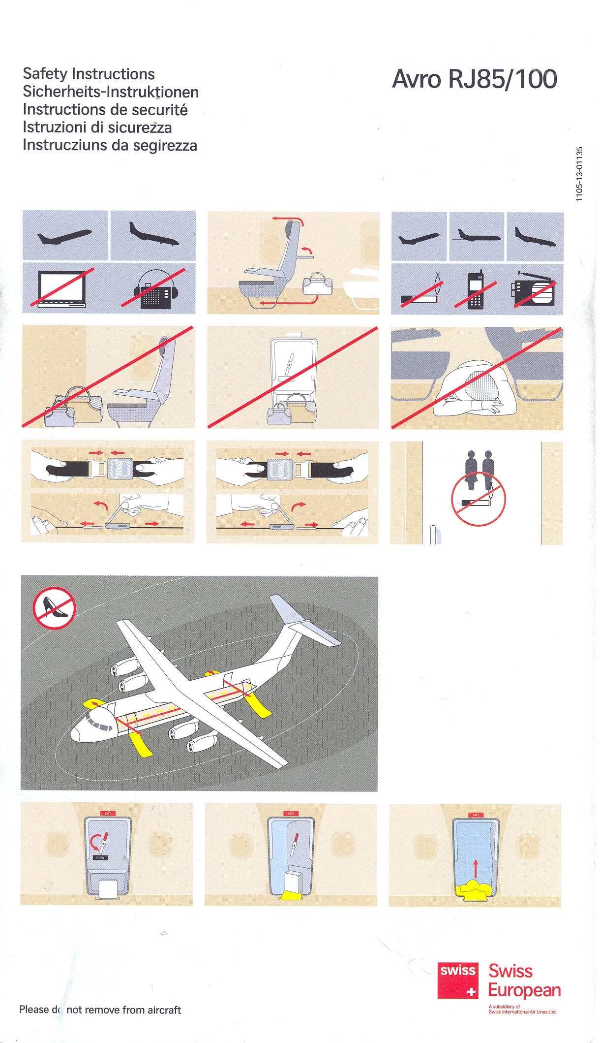 Swiss Safety Card